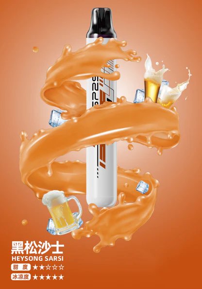 【SP2S】5000口拋棄式電子煙 真免充電 5ml 3%尼古丁鹽 Mesh霧化 冰感水果系列 現貨秒發:圖片 9