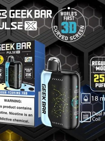 【買5贈1】GEEK BAR星空抛棄式25000口頂級機皇 3D曲面全螢幕 18ml 超大容量 尼古丁鹽 5% 順滑擊喉感 享受星際霧化之旅 全台現貨秒發